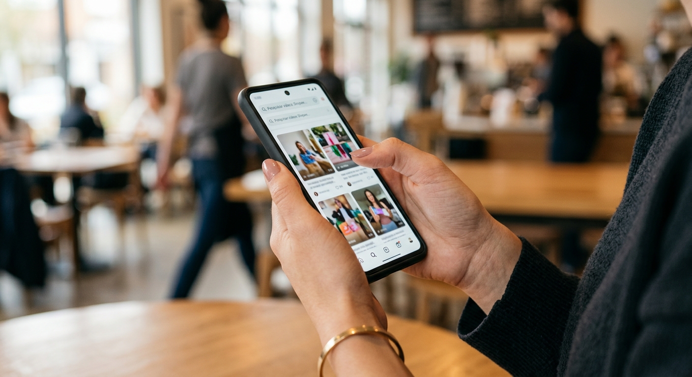 Busca por Shopee Video no celular